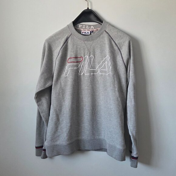 Fila Grey Crewneck Sweatshirt - Picture 1 of 4